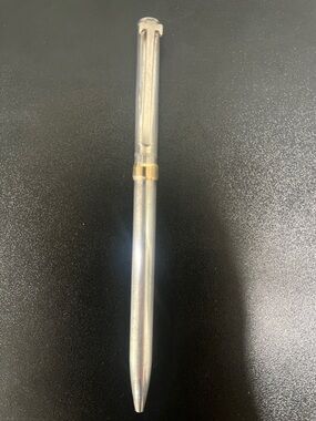 Tiffany & Co. Silver and Gold Ballpoint Pen